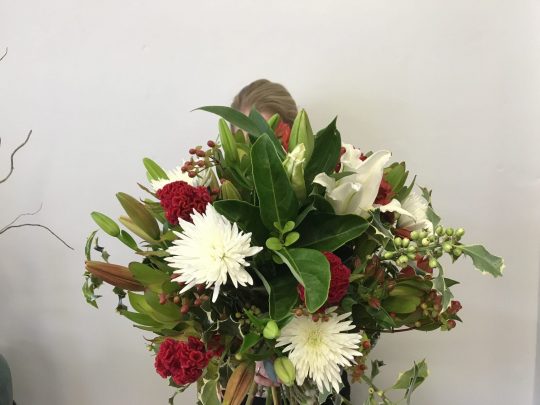 Christmas Bouquet, Christmas special, festive bouquet, Merry Christmas bouquet, Christmas flowers, Tamworth florist Buy From the bush, Christmas flowers