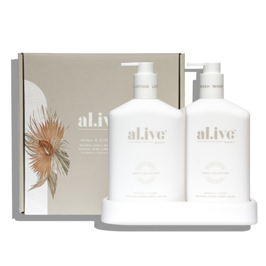 Alive body, Al.ive body, Alive body duo, Al.ive bodu duo - mango and lychee, body products, gift ideas, tamworth gift, tamworth gift delivery, tamworth gift hamper